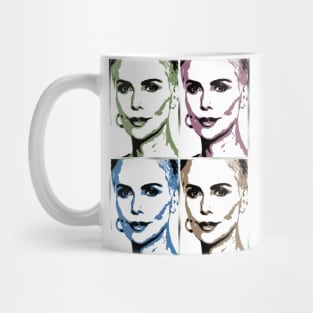 Woman (pop art) Mug